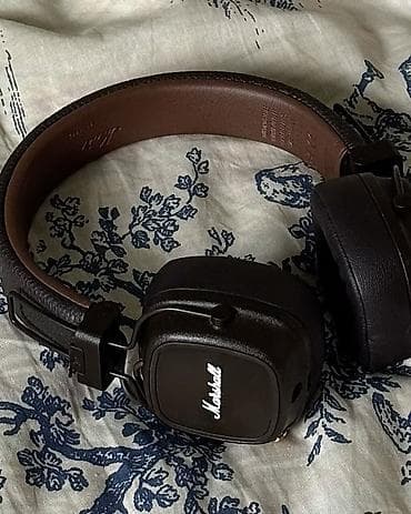 Digər auditexnika: İşlənmiş Simsiz (Bluetooth) Qulaqcıqlar, Marshall, rəng - Qəhvəyi — 1