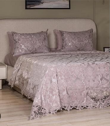 Покрывала: Для кровати цвет - Розовый Покрывало — 3