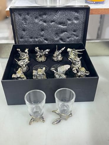 kabel tok: Rümkalar, rəng - Qızılı, Şüşə, 12 ədədli dəst — 4