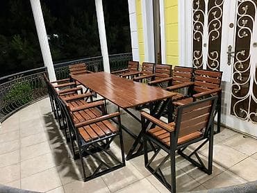 Masa ve oturacaqla heyet evleri,kafeler ucun ideladir cox sayda