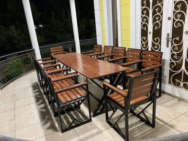 heyet ucun oturacaqlar: Masa ve oturacaqla heyet evleri,kafeler ucun ideladir cox sayda — 1