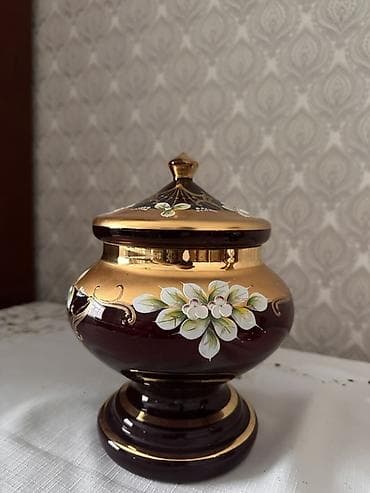 гул дасталар: Набор ваз, Богемское стекло — 5