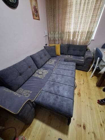 məcməyi nədir: Künc divan, Yeni, Açılan, Bazasız, Vеlur parça, Rayonlara çatdırılma — 2