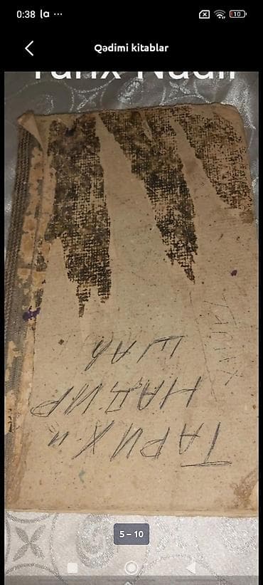 Qədimi tarix nadir kitabı 170 illik yaşı var hicri təqvimi ilə 1268