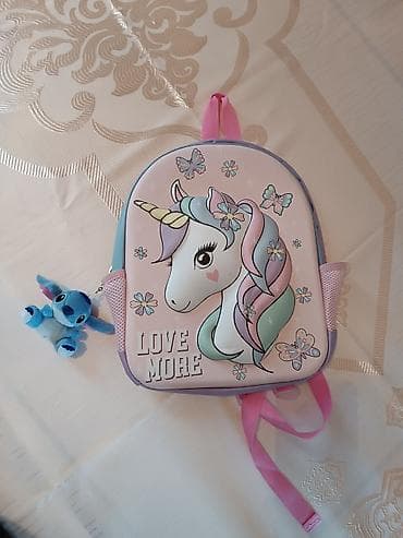 mektebli cantalar: Uşaq bel çantası – “Love More” unicorn dizaynlı LC Waikiki firmasi - — 2
