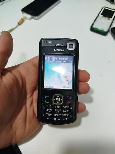 honur telefon: Nokia N70, rəng - Qara, Düyməli — 8