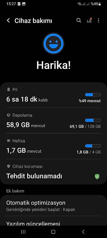 atouch tablet se pro: Samsung Galaxy A32, 128 GB, rəng - Boz, Sensor, Barmaq izi, İki sim kartlı — 6