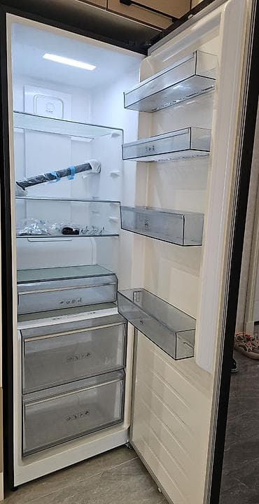 corab toxuyan: Eurolux tək qapılı soyuducu (No Frost) - Rəng: qrafit/qaranlıq inox - — 2
