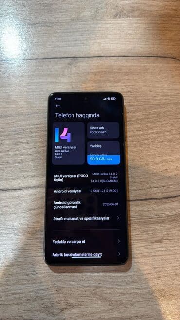 nokia 7 1: Poco X3 NFC, 128 GB, rəng - Qara, Sensor — 3