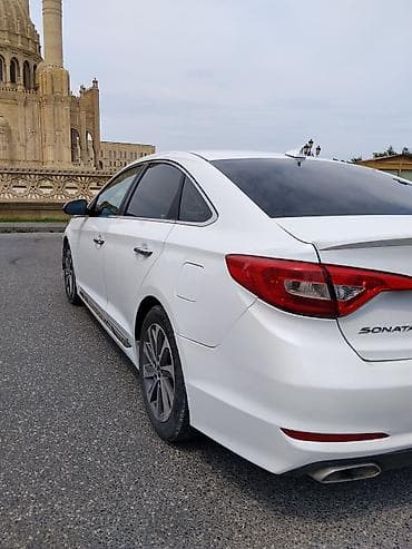 265 75 16: Hyundai Sonata Sport – ağ rəngli, zərif və komfortlu sedan.masnin 2015 — 4
