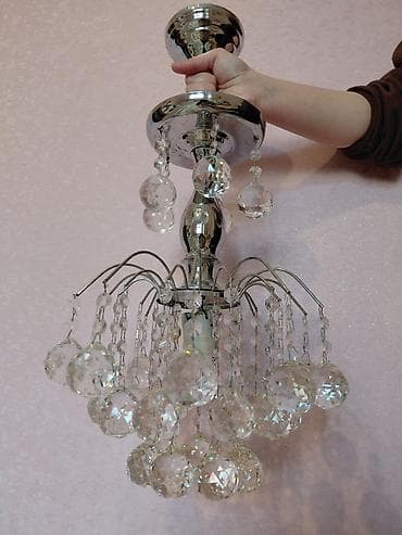 taxta lüstur: Çılçıraq, 1 lampa, Metal — 2