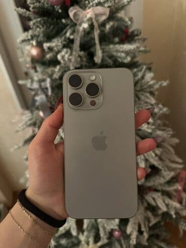 ucuz iphone 15: IPhone 15 Pro Max, 512 GB, Natural Titanium, Face ID — 4