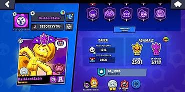 Elektronika: Brawl Stars oyunu üçün yüksək səviyyəli hesab - Ay Şöhrəti II — 7