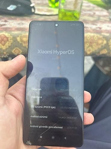 alıram: Poco X5 Pro 5G, 256 GB, rəng - Qara, Sensor — 7