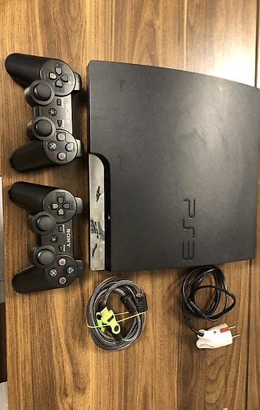 Sony PlayStation 3 (PS3) Slim oyun konsolu seti Dəst tərkibi: - PS3