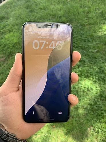iphone x 2 ci el: IPhone Xs Max, 256 GB, Space Gray, Zəmanət, Simsiz şarj, Face ID — 6