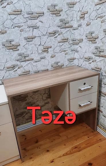 uşaq stulu: Oğlan və qız üçün, Yeni, Siyirməli, Yazı masası, Stulsuz — 1