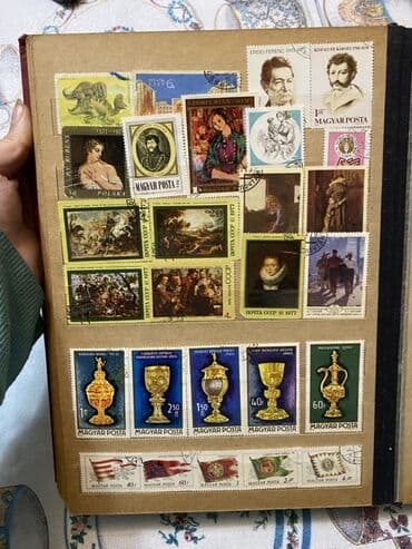 где купить марки для коллекции: Kolleksiyaçılar üçün qədim illərə məxsus markalar. 24 səhifədir. Real — 19