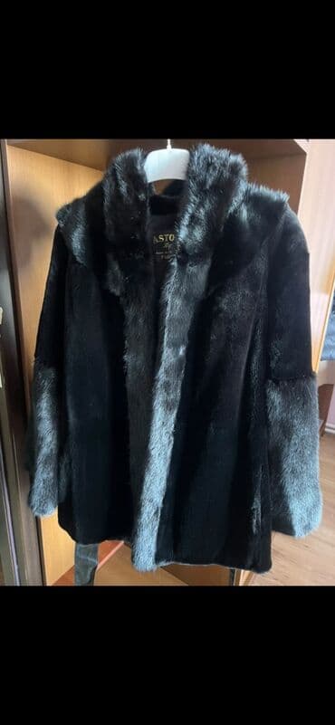 женские шапки из чернобурки: Шуба, L, цвет - Черный — 4