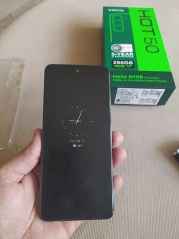 soyuducu 50 azn: Infinix HOT 50, 256 GB, rəng - Qara, Zəmanət, Sənədlərlə — 3