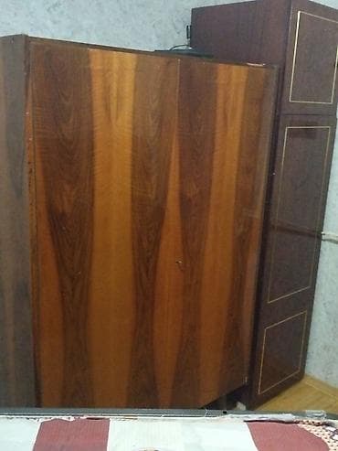 Dolablar: 2 qapılı, Qəhvəyi, Taxta, Açılan, Düz dolab — 1