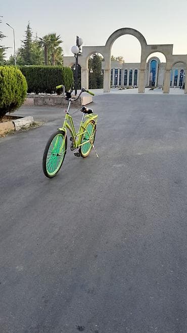 Şəhər kruizeri tipli velosiped - Rəng: açıq yaşıl (təkər şüələri lalafo.az -da Şəhər kruizeri tipli velosiped - Rəng: açıq yaşıl (təkər şüələri