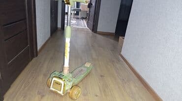 ucuz mapetlər: Uşaq üçün 3 təkərli skuter - Rəng: zeytun/yaşıl-qızılı tonlarda - — 2