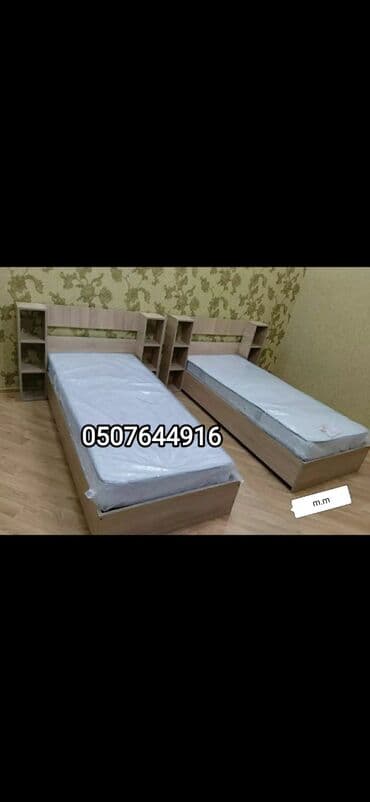 софа кровать: Yeni, Təknəfərlik çarpayı, Bazasız, Matras ilə, Siyirməsiz, Azərbaycan — 5