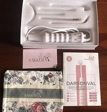 Бытовая техника: Sakkura Darsonval – üz, bədən və saç üçün impulsiv masaj cihazı — 2