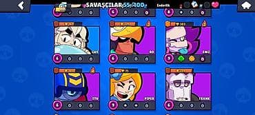 bakcell nomreler 210: Brawl Stars hesabı – geniş döyüşçü kolleksiyası - Ümumi göstərici — 9