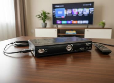 аудио ресивер: SuperBox Professional rəqəmsal peyk qəbuledicisi. Bu model yüksək — 1