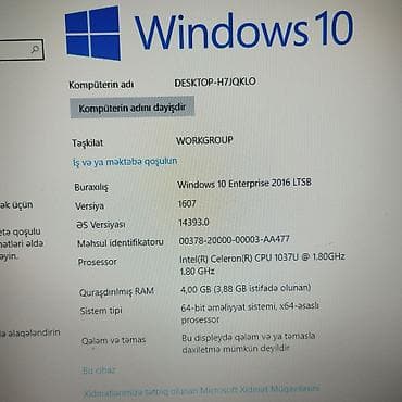 msi notebook: Toshiba noutbuku satılır. RAM: 4 GB Yaddaş: 320 GB HDD Əməliyyat — 1