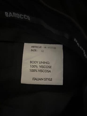 kişi ucun klassik qara kostyum: Az geyinilmiş kostyumdur. Dəstə püncək və şalvar daxildir. Çatdırılma — 3