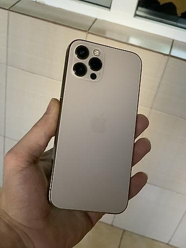telfonu islenmis: IPhone 12 Pro, 128 GB, Qızılı, Face ID — 2