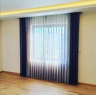 Xalçalar: Vertikal tüll/pərdə sistemi - Dizayn: İkiqat kompozisiya — mərkəzdə — 3