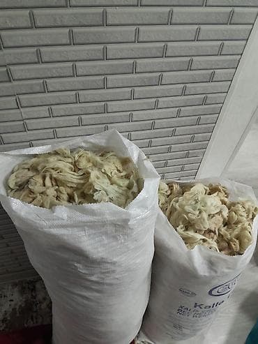 yun: Təbii qoyun yunu – kisələrdə - Tərkib: 100% qoyun yunu - Rəng: açıq — 1