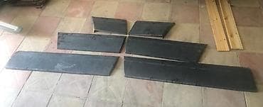 mersedes lazer acar: Mercedes W126 ücün qapı spoilerləri — 3