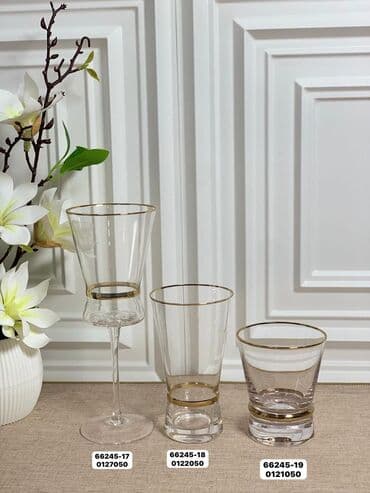 Termoqablar: Qədəhlər, Şüşə, 6 ədədli dəst — 1