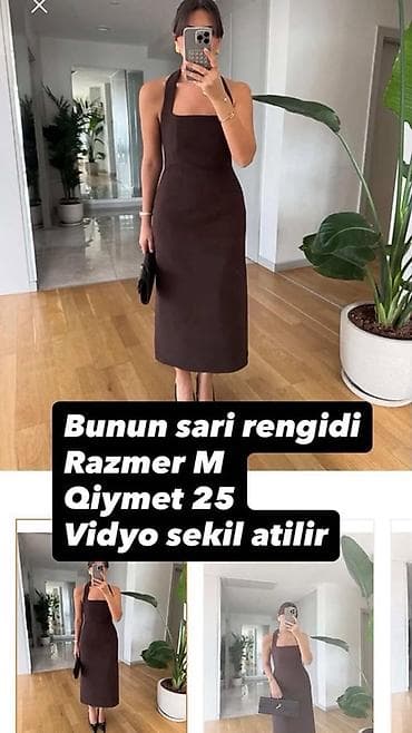 lil solid 2 plus: Gündəlik don, Midi, Trendyolmilla, M — 1
