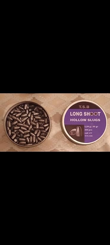 Ovçuluq və balıqçılıq: TS.B Long Shoot Hollow Slugs – pnevmatik tüfəng və tapançalar üçün — 3