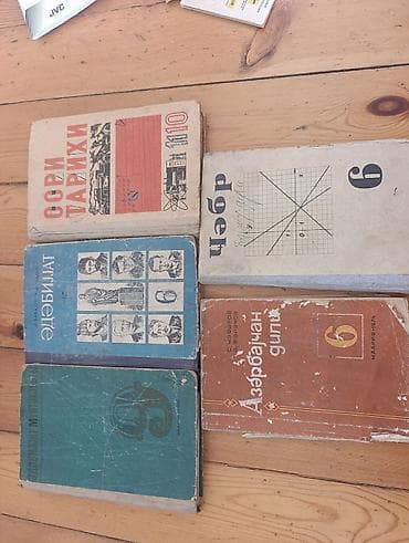 kohnə kitablar: Sovet dövrünə aid məktəb dərslikləri toplusu – 6-cı sinif Paketdə — 2