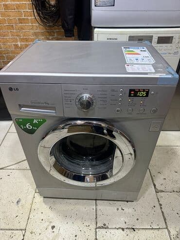 стиральные машины узкие: Paltaryuyan maşın LG, 6 kq, İşlənmiş, Avtomat, Qurutma var, Kredit yoxdur, Ödənişli çatdırılma — 2