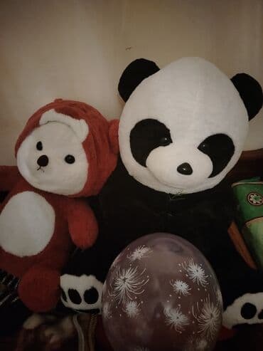 Детская одежда и обувь: Məhsul: Böyük ölçülü plyuş oyuncaq dəsti - 2 ədəd yumşaq oyuncaqlar — 2