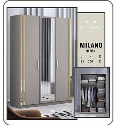zivella mebel: Milano paltar dolabı,şkaf,qarderob Fabrik istehsalı mebellərin topdan — 2