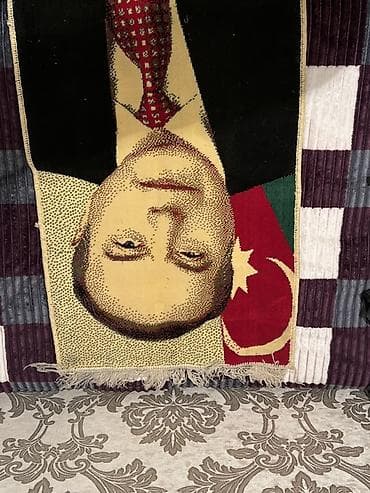 dini xalça: Ulu Öndər Heydər Əliyev portretli xalça - Mövzu: portret — 4