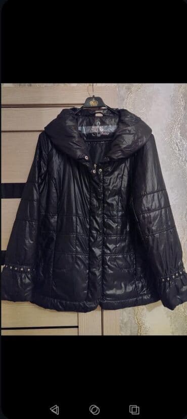 женские утепленные плащи: Пальто, Marks & Spencer, L, цвет - Черный — 2