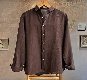 Köynək, 2XL, rəng - Qəhvəyi