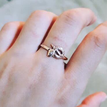 Alyans, Üzük, Çəhrayı qızıl, 585 Əyar