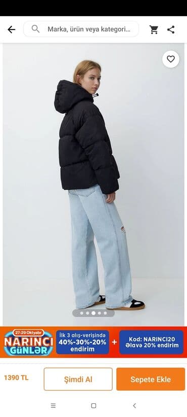 fosfor kurtka: Puxovik kurtka, PULL&BEAR, M — 3