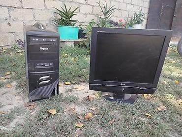 accent monitor: Kompüter seti – sistem bloku + LG monitor Monitor: - Brend/model: LG — 3